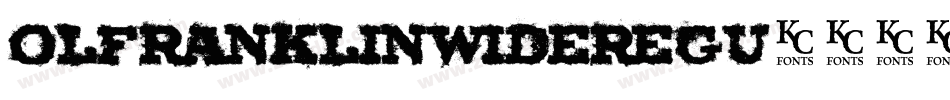 OLFranklin WideRegu字体转换
